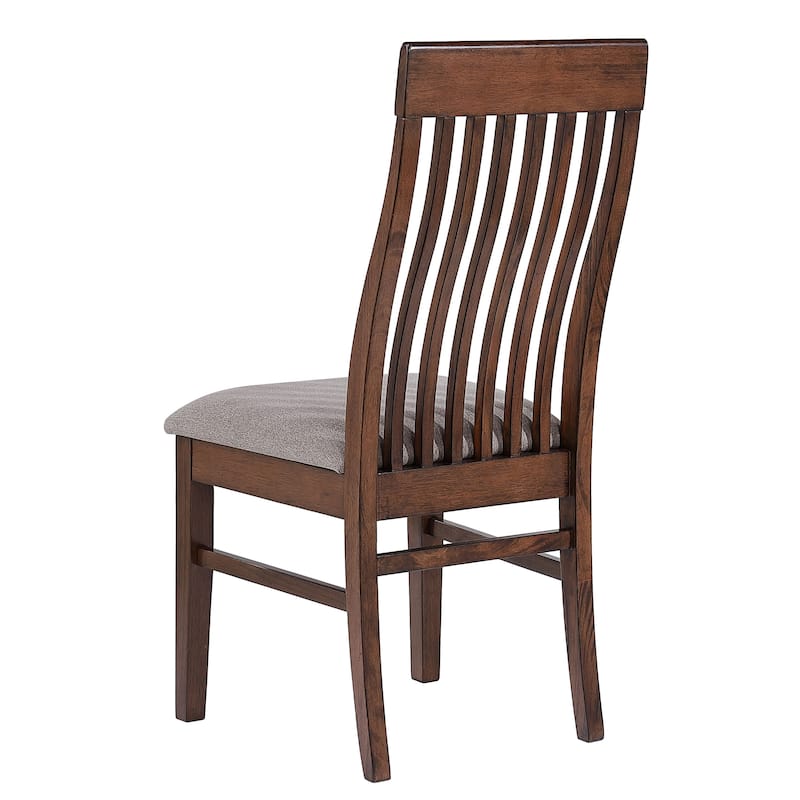 Briarwood Mango Oak and Brown Slat Back Dining Side Chair (Set of 2)