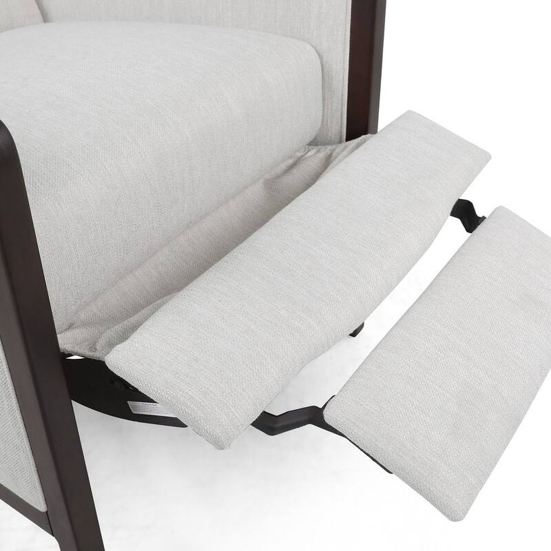 Mid-Century Modern Design Fabric Recliner Chair by Christopher Knight Home