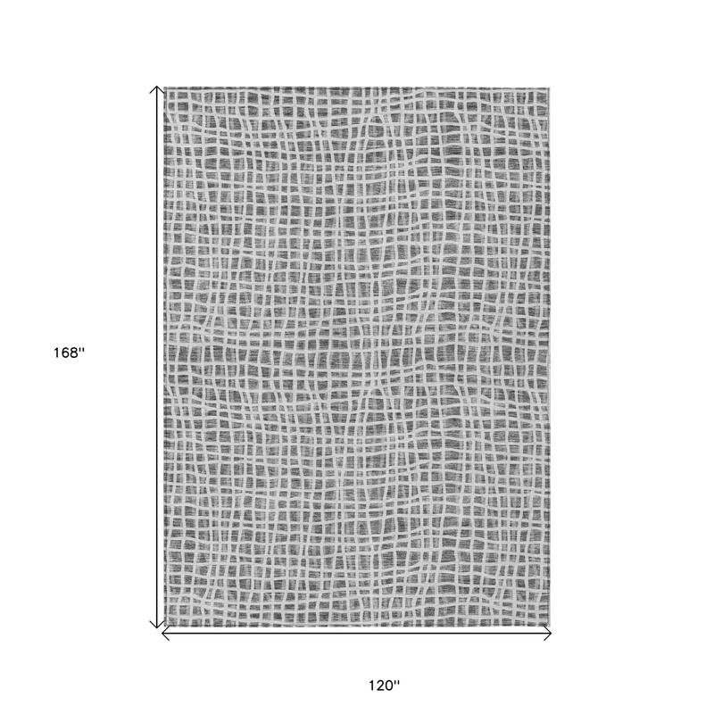 HomeRoots Striped Transitional Rectangle Outdoor Rug
