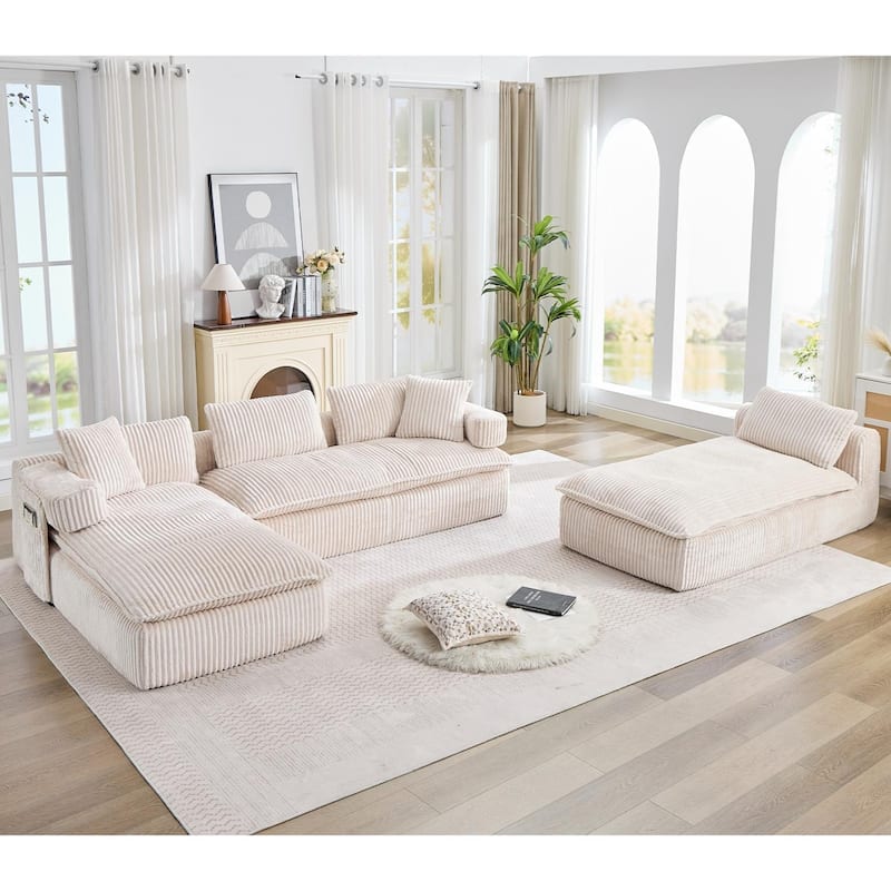 149" Oversized Sectional Couches U Shaped Modular sofa