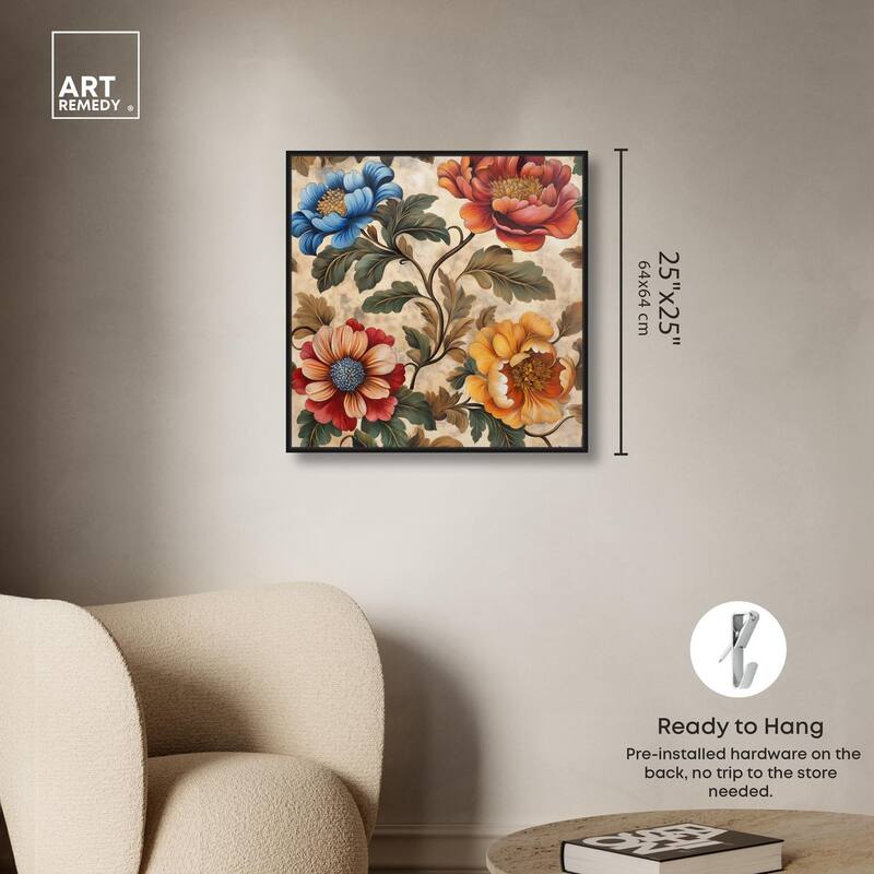 Golden Gardenia III Canvas by Art Remedy