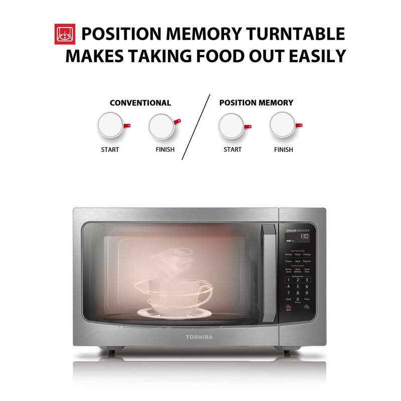 MLEM45PIT(SS) Countertop Microwave Oven With Inverter Technology