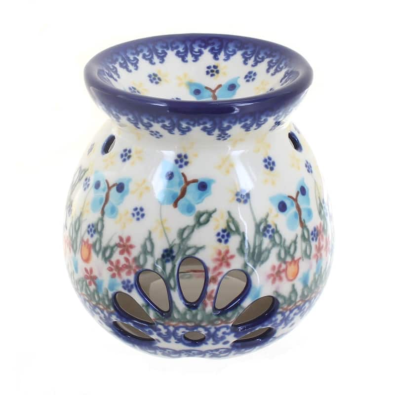 Blue Rose Polish Pottery Vena Aromatic Warmer