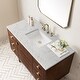 preview thumbnail 22 of 39, James Martin Vanities Amberly 48" Single Vanity, Mid-Century Walnut