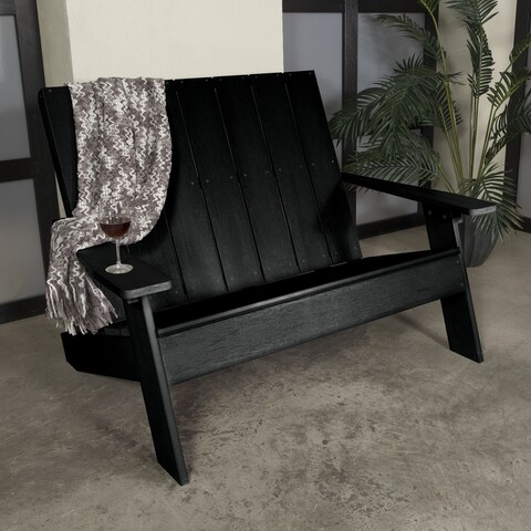 Saint Fabien Double Wide Modern Adirondack Chair by Havenside Home