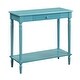 preview thumbnail 11 of 14, Convenience Concepts French Country 1 Drawer Hall Table with Shelf
