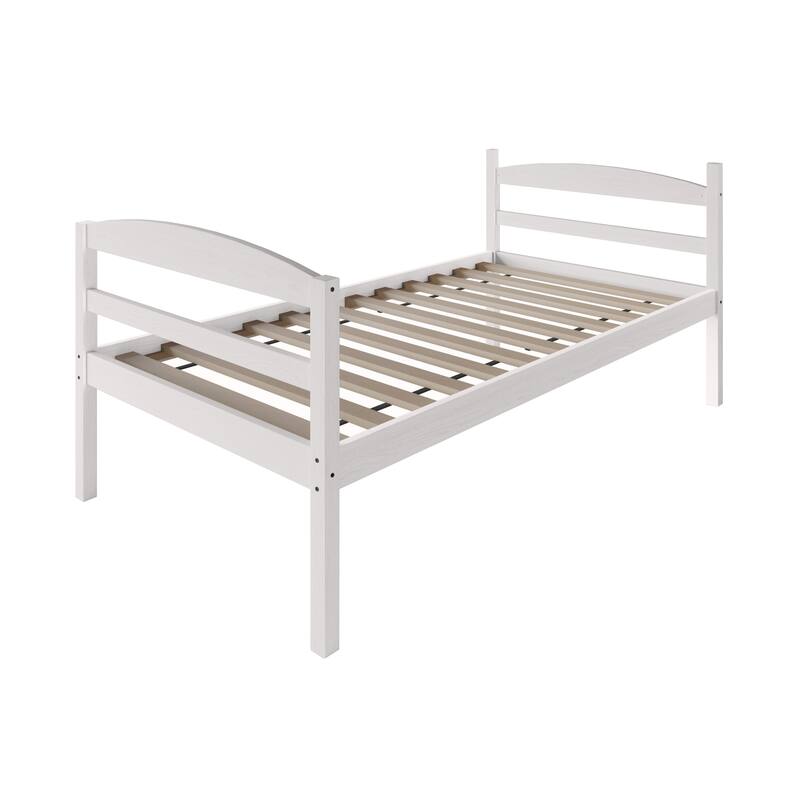 CraftPorch Contemporary Twin Over Twin Bunk Bed