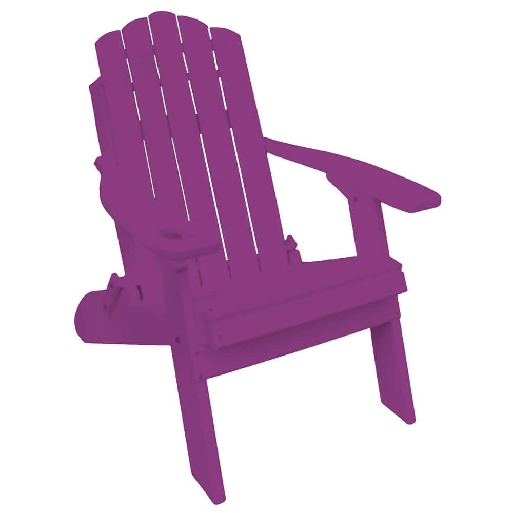 Country Classics Collection Poly Lumber Folding Adirondack Chair
