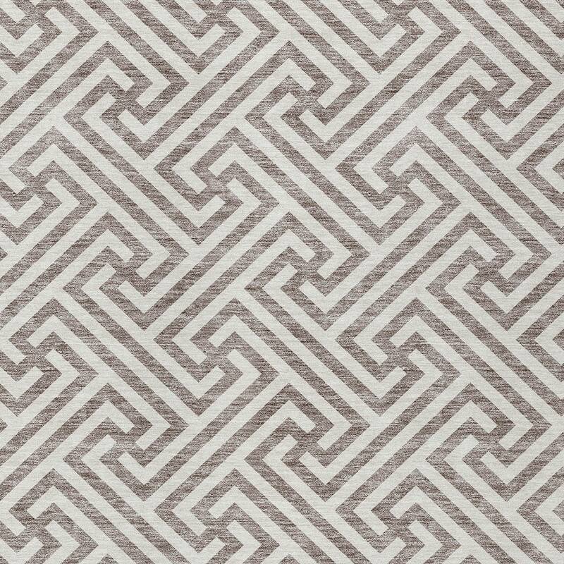 HomeRoots Geometric Transitional Rectangle Outdoor Rug