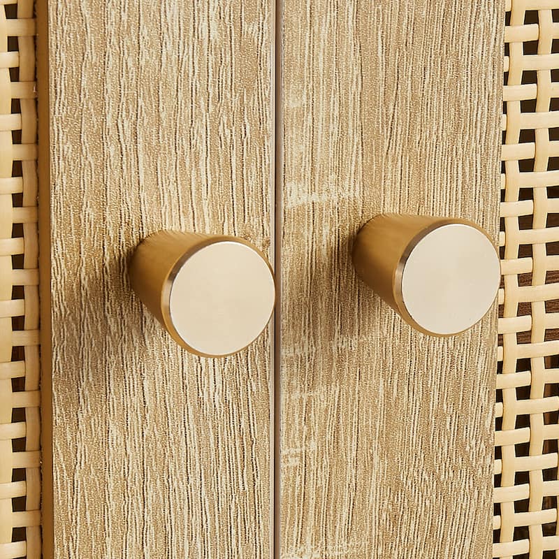 23"H Bathroom Wall Cabinet with 2 Doors & Adjustable Shelf, Over-the-Toilet Medicine Cabinet Wall Mounted, Hanging Organizer
