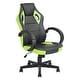 preview thumbnail 28 of 40, Porch & Den Ergonomic Gaming Chair with Padded Seat Green/Black