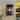 Modern 1-Light Seeded Glass Rectangular Lantern Outdoor Wall Lamp