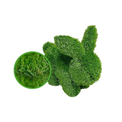Artificial Lying Rabbit Outdoor Garden Turf Topiary - 27"