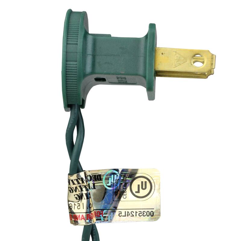 50ct Green LED Mini Christmas Lights 16.25ft Green Wire - 16.25'