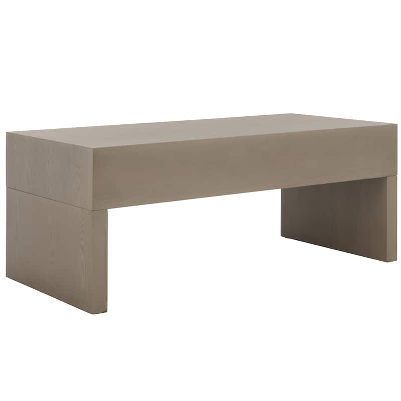SAFAVIEH Home Collection Rune Coffee Table W/ Drawers - 47" L x 24" D x 20" H