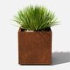 preview thumbnail 3 of 18, Corten Steel Cube Planter