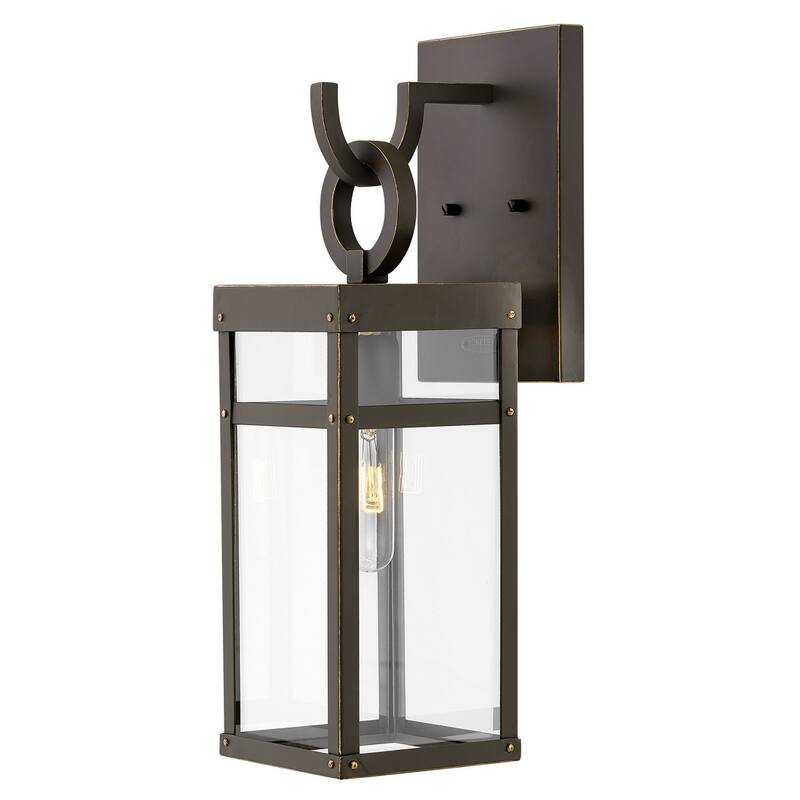 Hinkley Lighting Porter 1 Light 18.5" Tall Open Air Outdoor Wall - Oil Rubbed Bronze