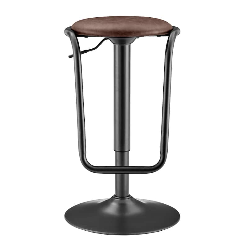 NPD Furniture Elijah PU Gaslift Bar Stool (Set of 2)