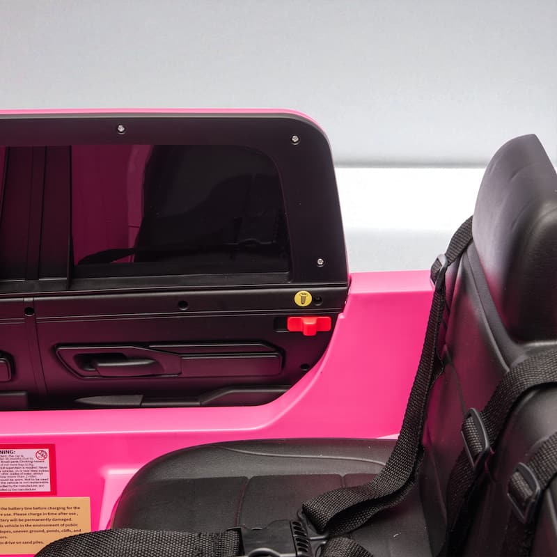 24V Licensed Dodge RAM 2500 2-Seater Kids Ride On Truck with Remote, Dual Motors, 4-Wheel Suspension, Bluetooth & Music