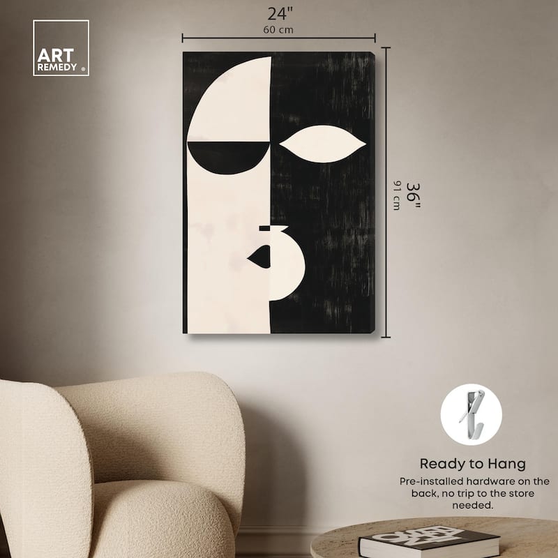 Divided Self I Canvas by Art Remedy, Gallery Wrapped