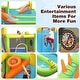 preview thumbnail 8 of 14, Inflatable Water Slide Park Bounce House Without Blower - Multi - 198" x 114" x 85" (L x W x H)
