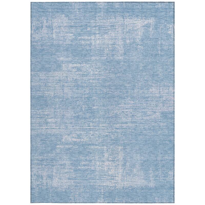 HomeRoots Abstract Transitional Rectangle Outdoor Rug