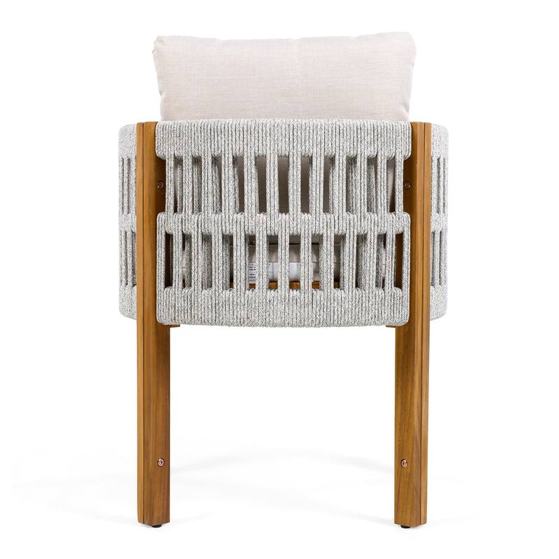 Christopher Knight Home - Isolde Acacia Wood Outdoor Dining Chair（Set of 2）