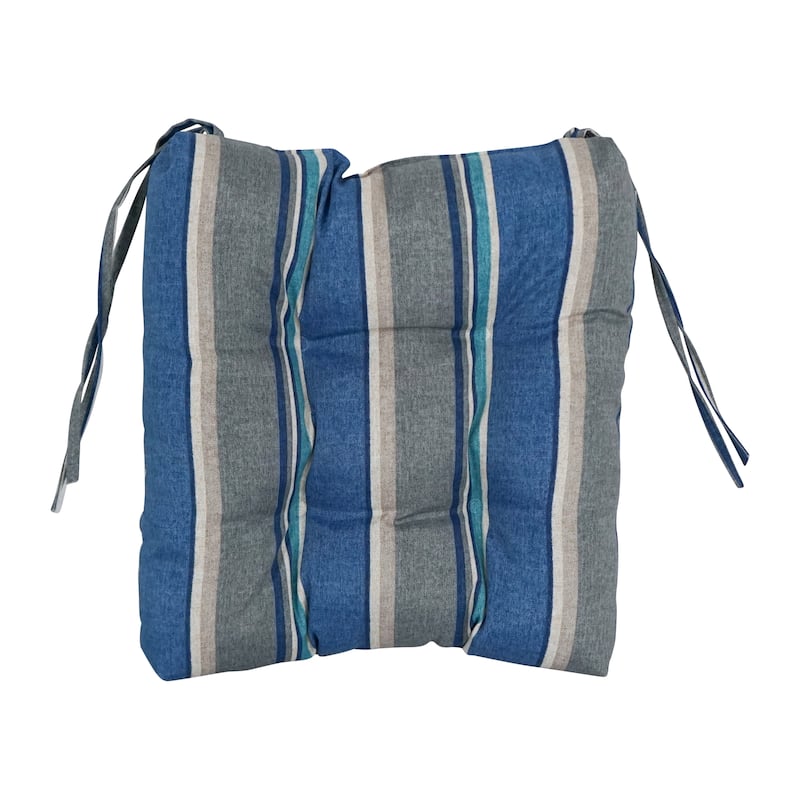 16-inch Square Tufted Indoor/Outdoor Chair Cushions (Set of 6)