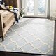 preview thumbnail 25 of 200, SAFAVIEH Handmade Cambridge Luisa Moroccan Trellis Wool Rug 3' x 5' - Light Blue/Ivory - Rectangle