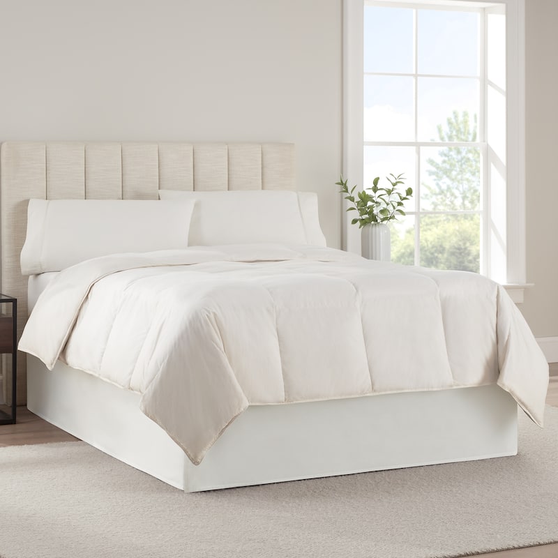 Serta Bed Skirt, 13 Inch Drop - White - 78"x80"+13"