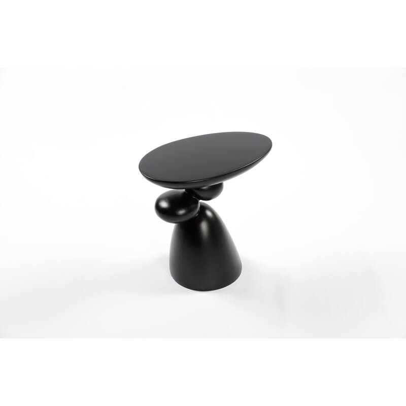 Lucky Stone End Table, Fiberglass Side Table, Modern Minimalist Corner Table