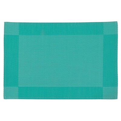 Vinyl Placemat (Classic) (Teal) - Set of 12