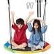 preview thumbnail 1 of 5, Tree Swing, 40 Inch Saucer Swing, 750lbs Weight Capacity, 900D Oxford Fabric Swing Seat - 40 Inch 40 Inch