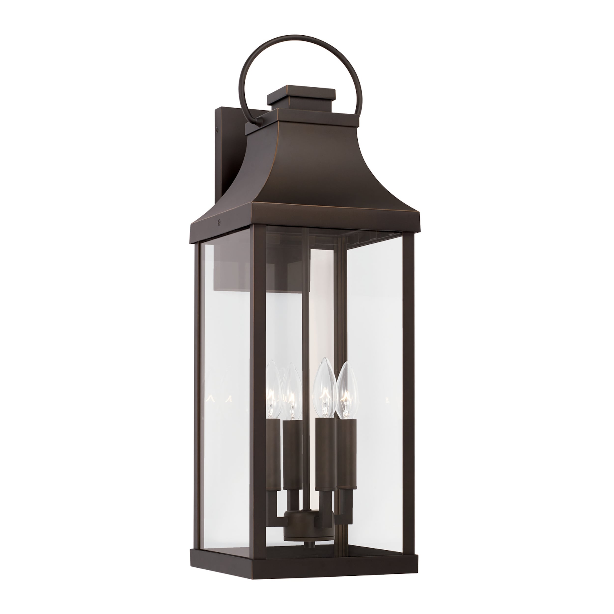 Bradford Outdoor 4 light Extra Large Wall Lantern w Clear Glass Bed Bath Beyond 36390512