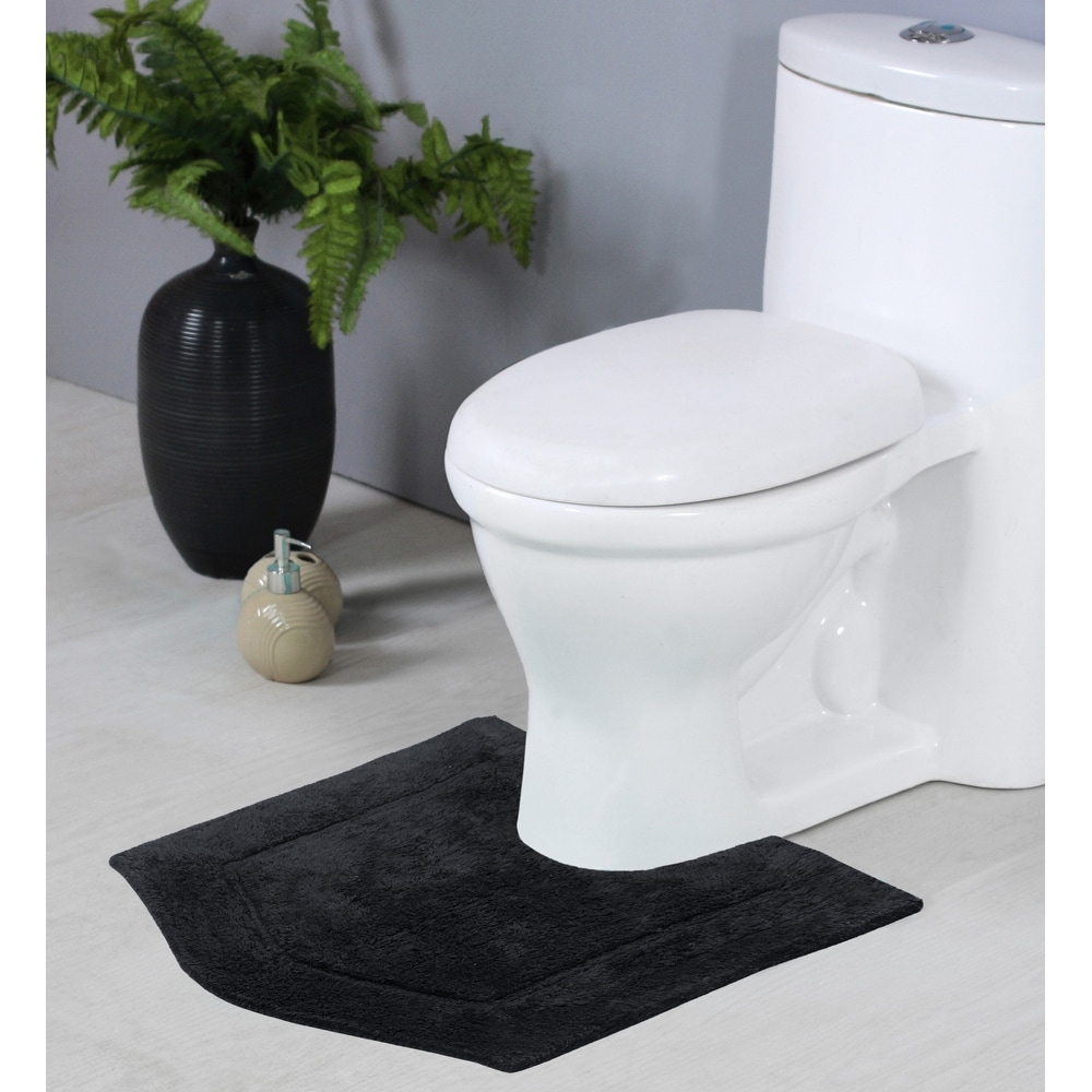3X Set Washable Non-Slip Pedestal Rug Carpet Toilet Lid Cover Bath Mat  Bathroom