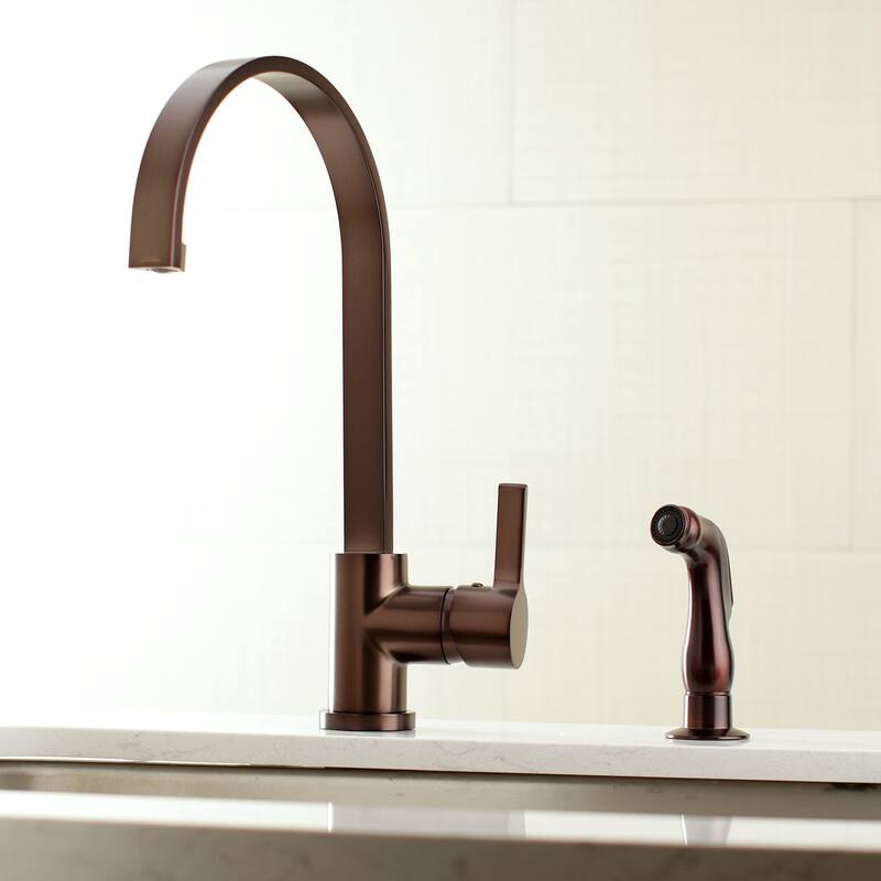 Continental 1-Handle Kitchen Faucet with Side Sprayer