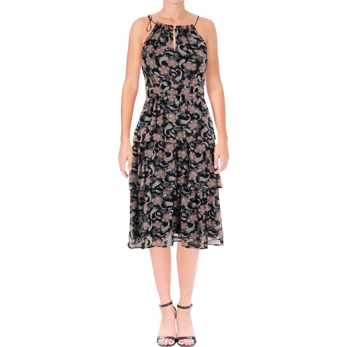 ladies midi length dresses