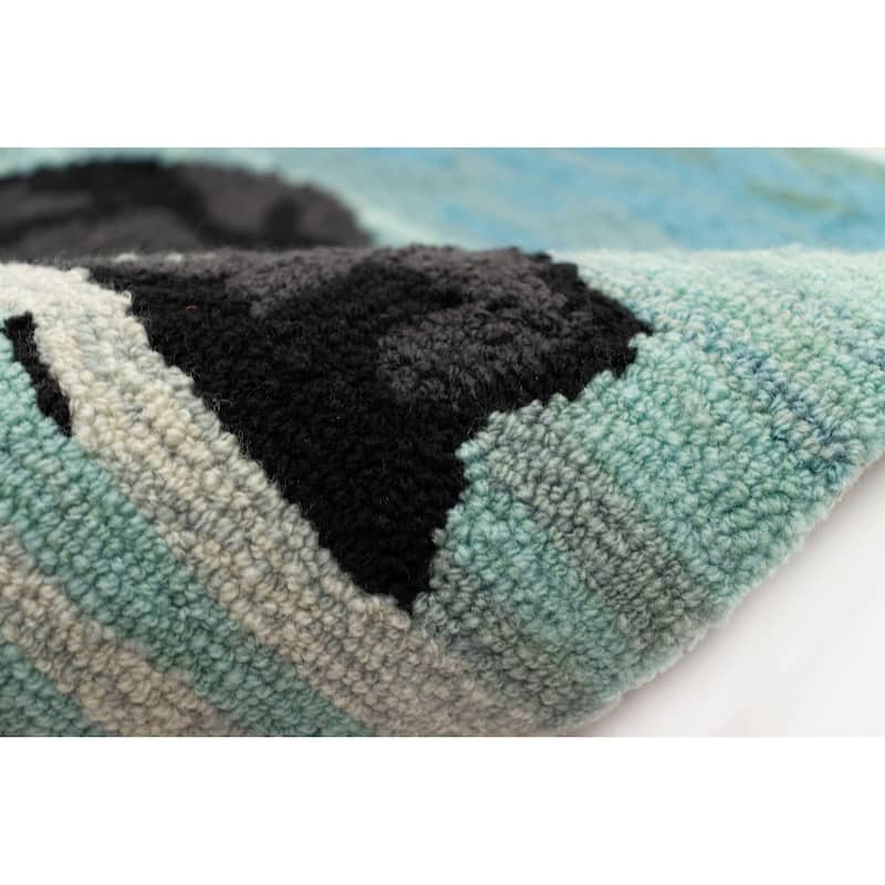 Liora Manne Frontporch Bathing Bears Indoor/Outdoor Rug