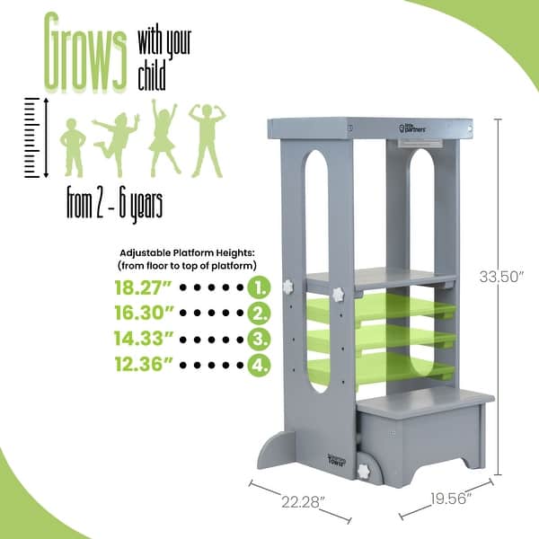 dimension image slide 0 of 7, Little Partners® Explore 'N Store Learning Tower®