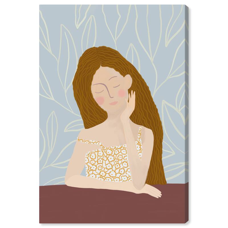 Wynwood Studio Canvas People and Portraits Portrait in the Woods Brown and Modern & Contemporary Wall Art Canvas Print