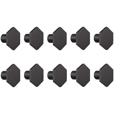 Design House 206599 Hexagon 1-3/16" Geometric Cabinet Knob - Pack of