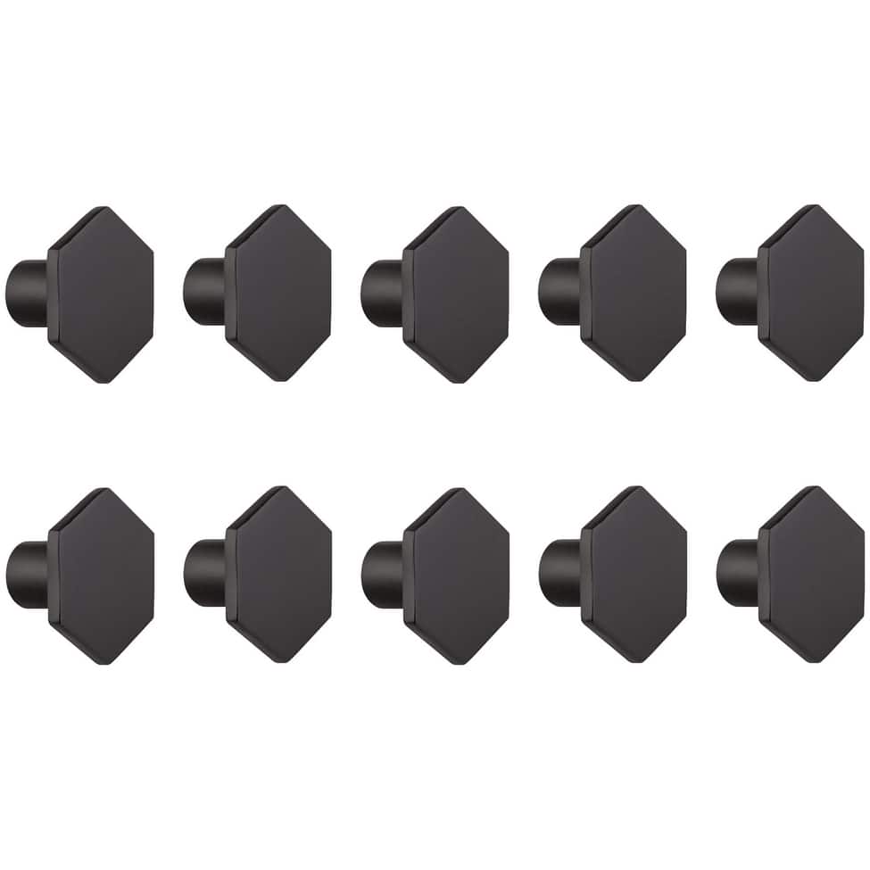 Design House 206599 Hexagon 1-3/16" Geometric Cabinet Knob - Pack of