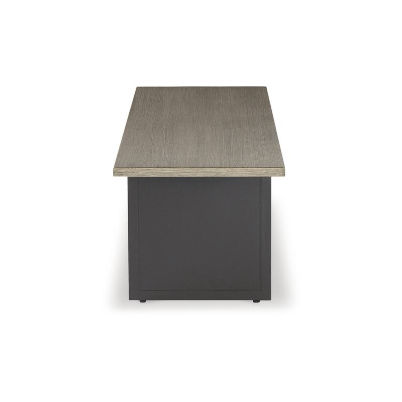 Signature Design by Ashley Bree Zee Brown Outdoor End Table - 38" W x 16" D x 14.38" H