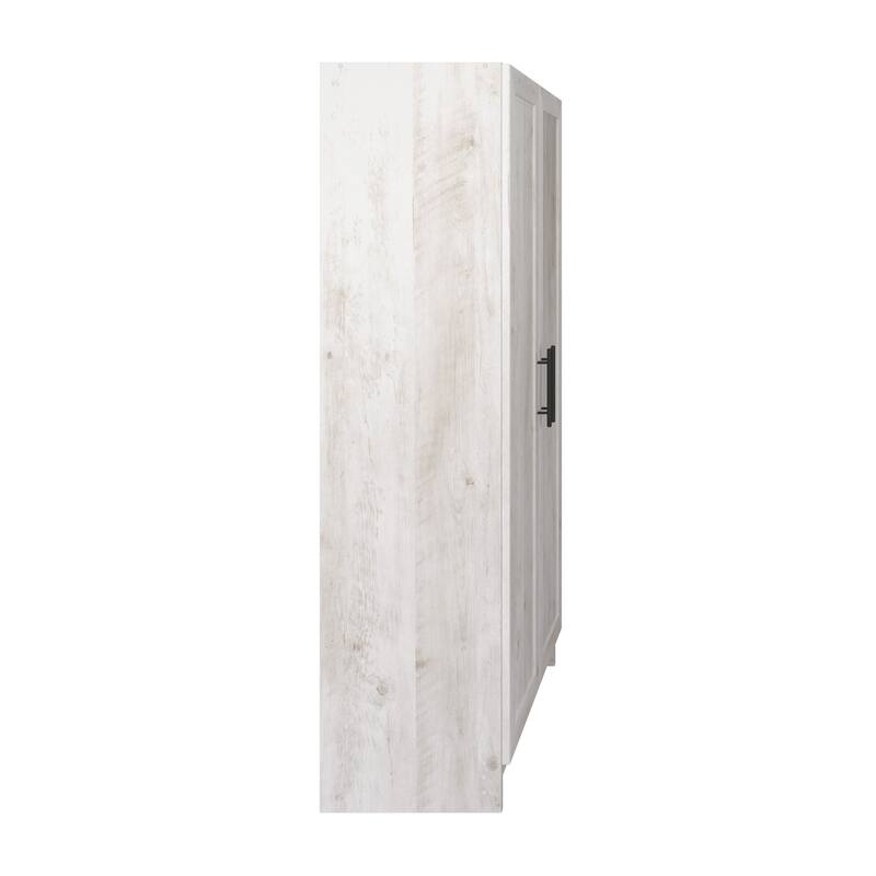 Prepac Elite Accent Cabinet with Panel Doors 16.75" D x 32" W x 65" H - 32 in W x 65 in H x 16.75 in D