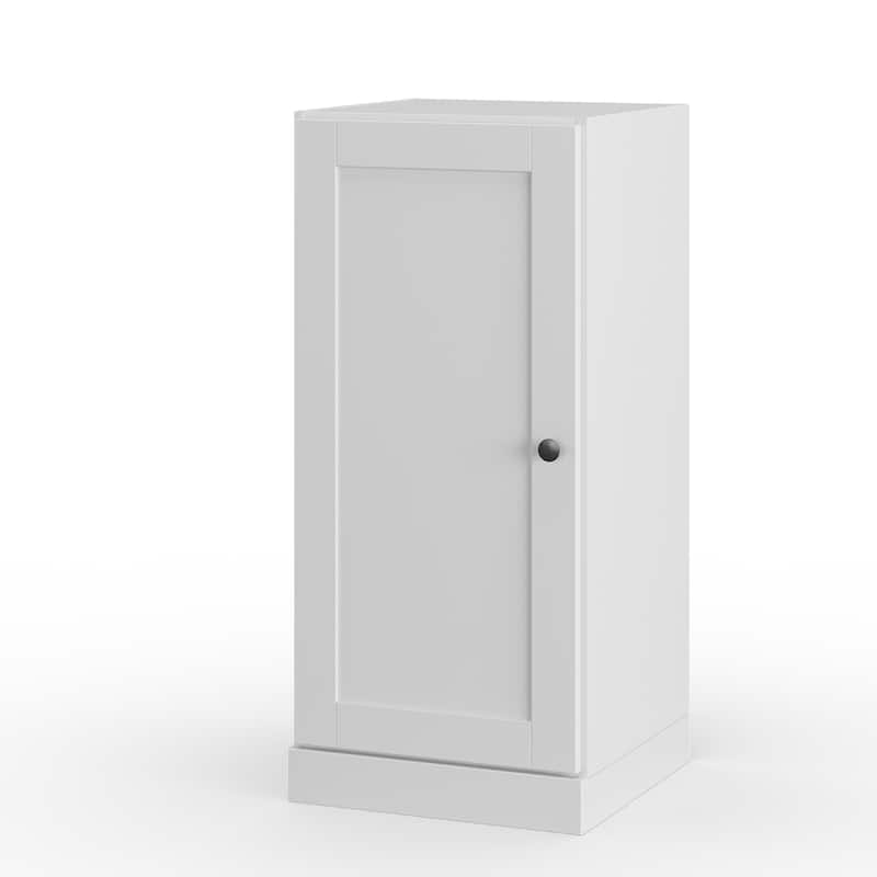 Palace Imports 100% Solid Wood 16.5" Bathroom Storage Cabinet with Shaker Door and Adjustable Shelves