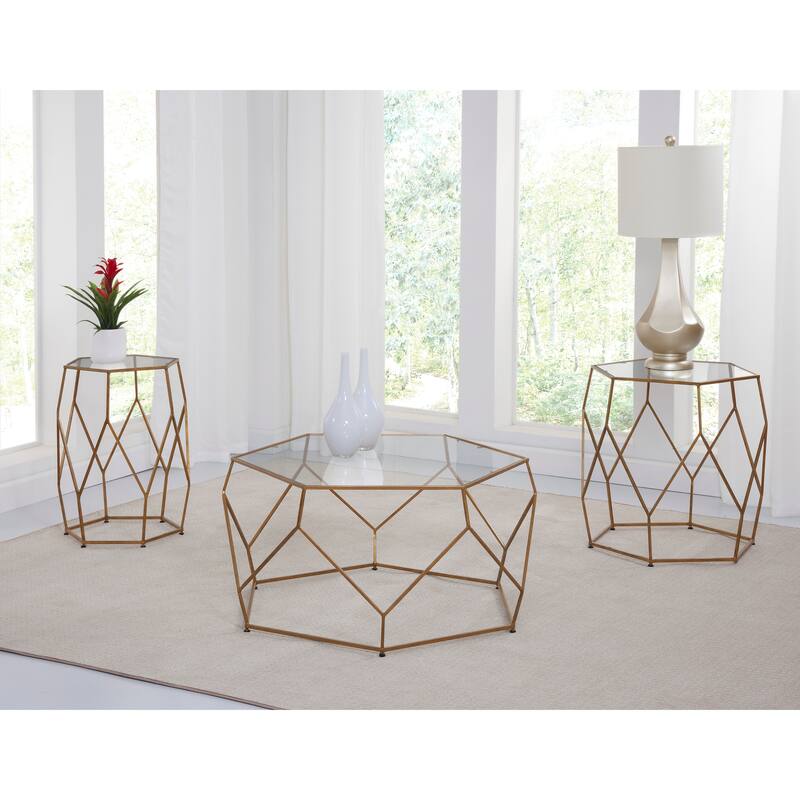 Steve Silver Roxbury Mixed Media Coffee Table