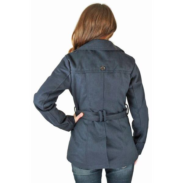 Shop Urban Republic Juniors Double Breasted Fit Flare Winter