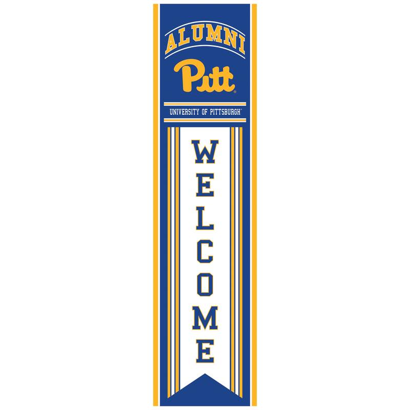 47" Porch Leaner Welcome Wall Sign, University of Pittsburgh - Multi