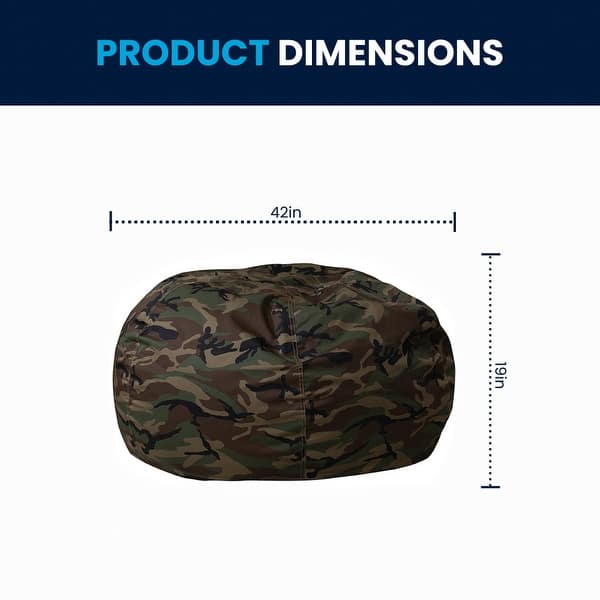 dimension image slide 15 of 22, Oversized Refillable Bean Bag Chair for Kids and Adults