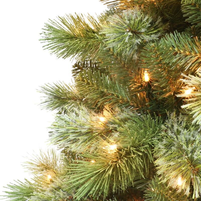 Puleo International 4.5' Pre-Lit Artificial Oklahoma Pine Tree